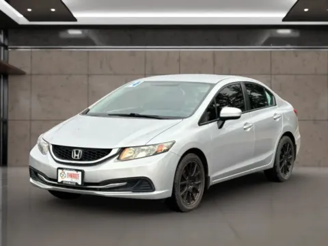 Silver 2014 Honda Civic LX Sedan 4D for sale in Dallas, OR