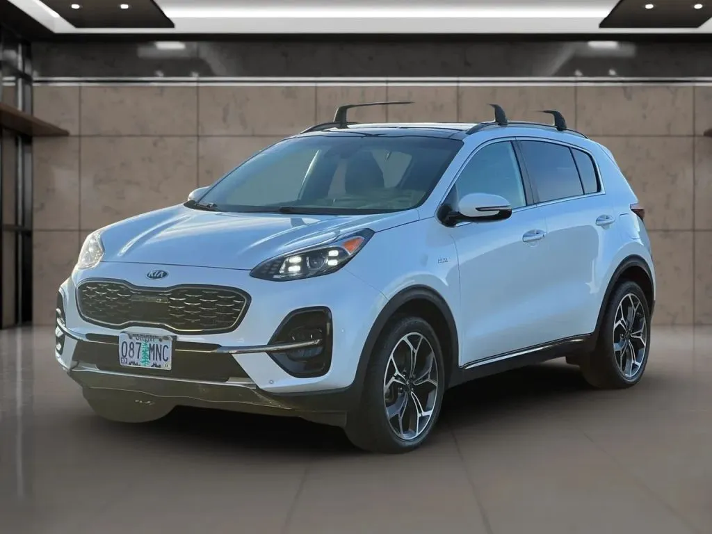 Black 2021 Kia Sportage SX Turbo Sport Utility 4D for sale in Dallas, OR