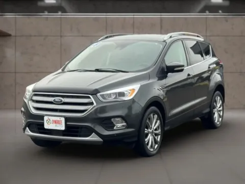 Gray 2018 Ford Escape Titanium Sport Utility 4D for sale in Dallas, OR