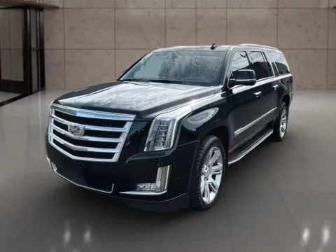 Black 2018 Cadillac Escalade ESV Luxury Sport Utility 4D for sale in Dallas, OR