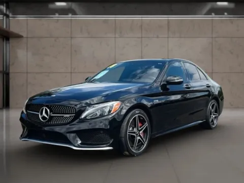 Black 2018 Mercedes-Benz Mercedes-AMG C-Class C 43 AMG Sedan 4D for sale in Dallas, OR