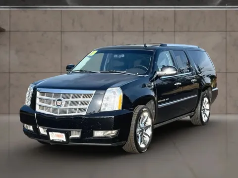 Black 2013 Cadillac Escalade ESV Platinum Edition Sport Utility 4D for sale in Dallas, OR
