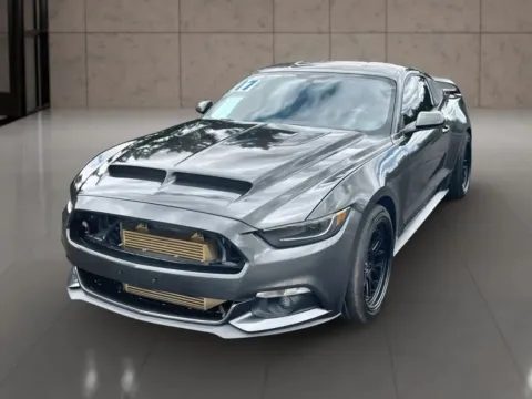 Blue 2017 Ford Mustang EcoBoost Coupe 2D for sale in Dallas, OR