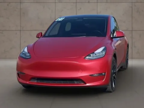 Another view of 2021 Tesla Model Y Long Range Sport Utility 4D for sale in Dallas, OR at Synergize Auto LLC