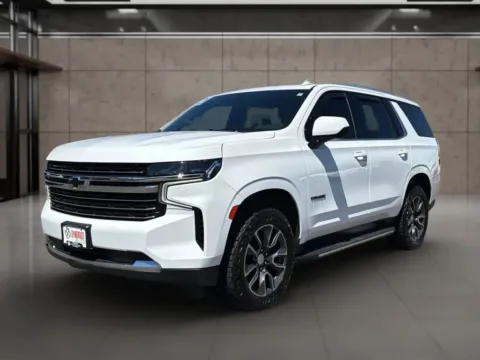 Blue 2021 Chevrolet Tahoe LT Sport Utility 4D for sale in Dallas, OR
