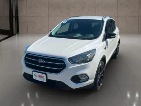 White 2017 Ford Escape Titanium Sport Utility 4D for sale in Dallas, OR