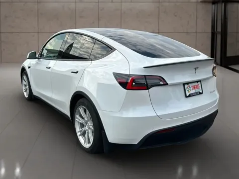 Another view of 2021 Tesla Model Y Performance Sport Utility 4D for sale in Dallas, OR at Synergize Auto LLC