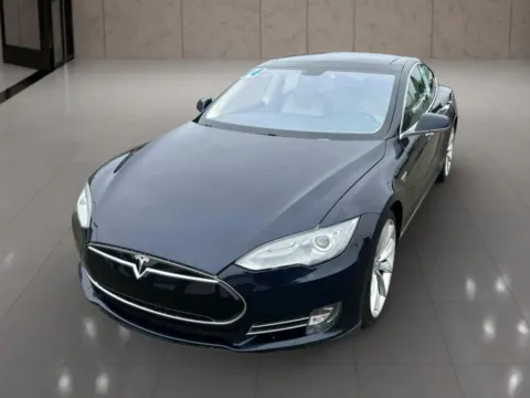 Blue 2014 Tesla Model S P85 Sedan 4D for sale in Dallas, OR