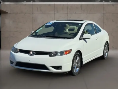 Silver 2006 HONDA CIVIC EX COUPE 1.8L 4 CYL for sale in Dallas, OR