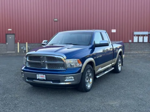 Silver 2011 Ram 1500 Quad Cab Laramie Pickup 4D 6 1/3 ft for sale in Dallas, OR