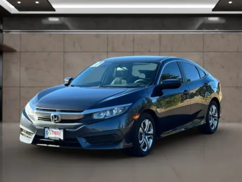 Red 2017 Honda Civic LX Sedan 4D for sale in Dallas, OR