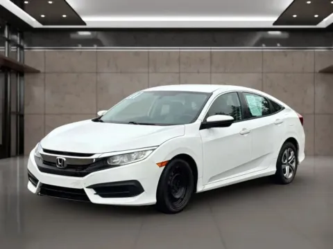 Red 2017 Honda Civic LX Sedan 4D for sale in Dallas, OR