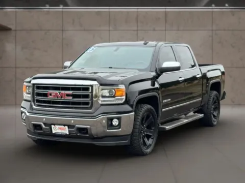 Blue 2015 GMC Sierra 1500 Crew Cab SLT Pickup 4D 5 3/4 ft for sale in Dallas, OR
