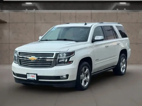 White 2015 Chevrolet Tahoe LTZ Sport Utility 4D for sale in Dallas, OR