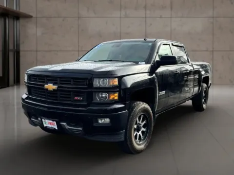 Blue 2014 Chevrolet Silverado 1500 Crew Cab Z71 LTZ Pickup 4D 6 1/2 ft for sale in Dallas, OR
