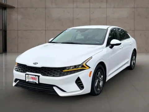 White 2021 Kia K5 LXS Sedan 4D for sale in Dallas, OR