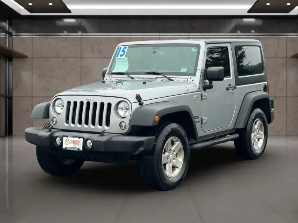 Silver 2015 Jeep Wrangler Sport SUV 2D for sale in Dallas, OR