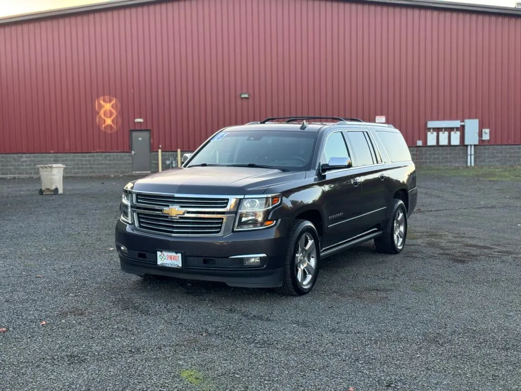 Blue 2016 Chevrolet Suburban LTZ Sport Utility 4D for sale in Dallas, OR