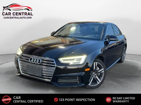 Black 2017 Audi A4 2.0T Premium Plus for sale in Wallingford, CT