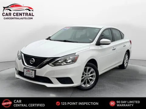 White 2019 Nissan Sentra SV for sale in Wallingford, CT