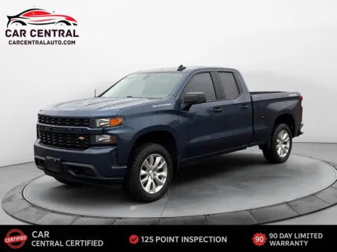 Blue 2019 Chevrolet Silverado 1500 Custom for sale in Wallingford, CT