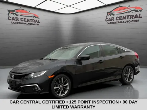 Black 2021 Honda Civic EX-L for sale in Wallingford, CT