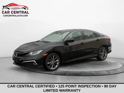 Black 2021 Honda Civic EX-L for sale in Wallingford, CT