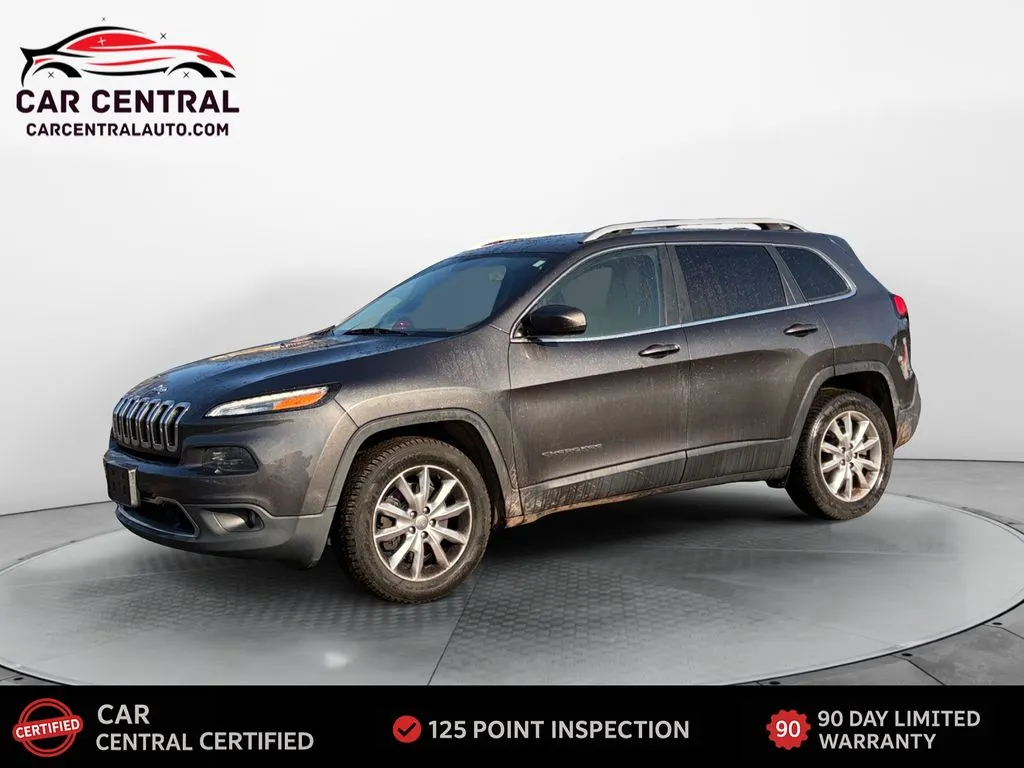 Gray 2016 Jeep Cherokee Limited for sale in Wallingford, CT