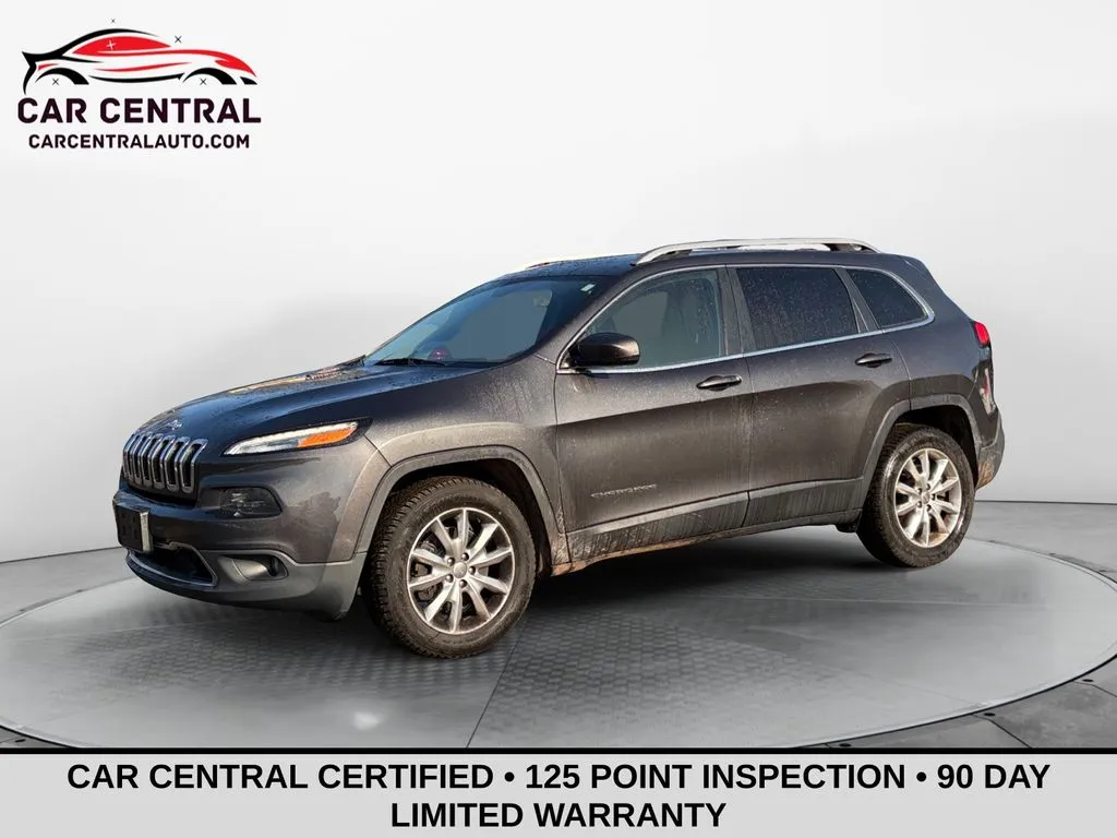 Gray 2016 Jeep Cherokee Limited for sale in Wallingford, CT