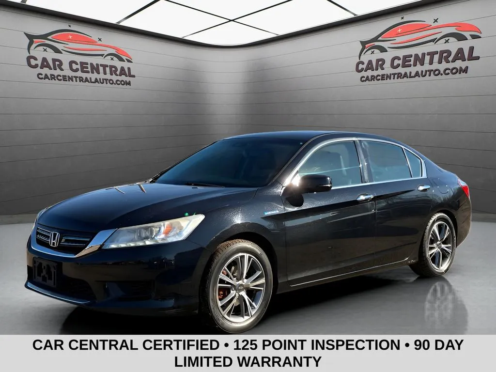 Black 2014 Honda Accord Hybrid Touring for sale in Wallingford, CT