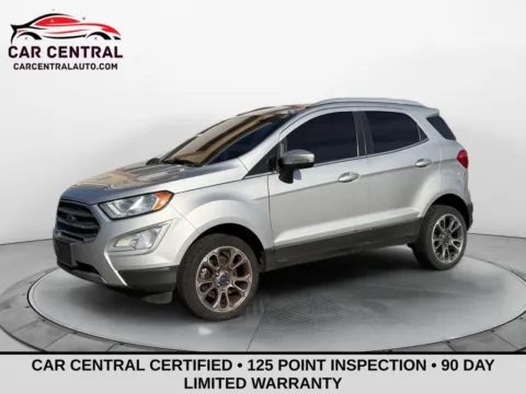 Silver 2020 Ford EcoSport Titanium for sale in Wallingford, CT