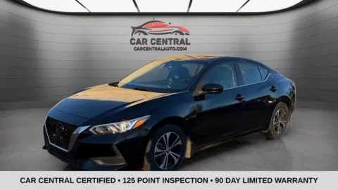 Black 2021 Nissan Sentra SV for sale in Wallingford, CT