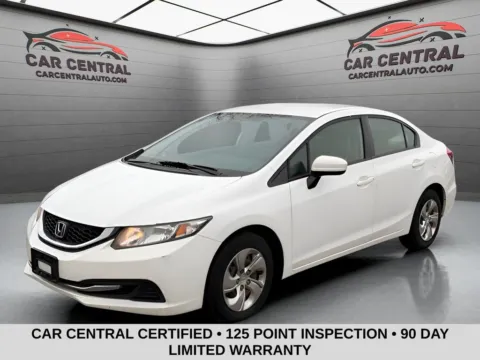 White 2015 Honda Civic LX for sale in Wallingford, CT