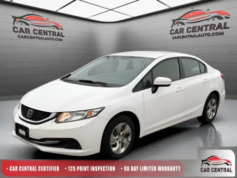 White 2015 Honda Civic LX for sale in Wallingford, CT
