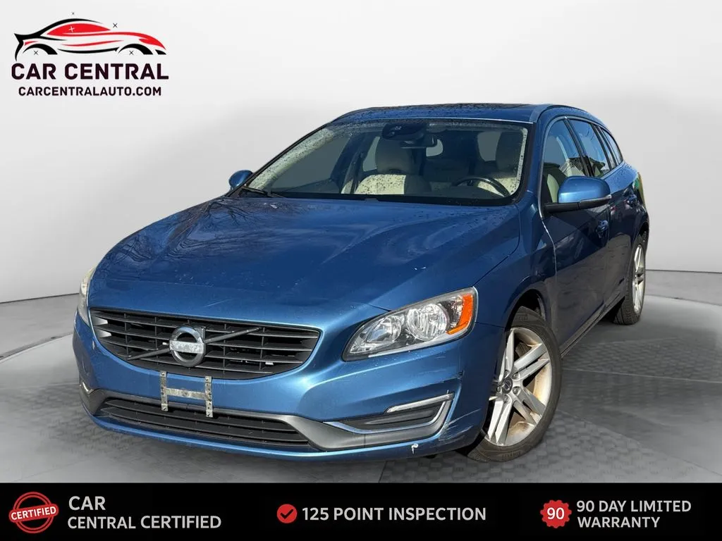 Blue 2015 Volvo V60 T5 Premier Plus for sale in Wallingford, CT