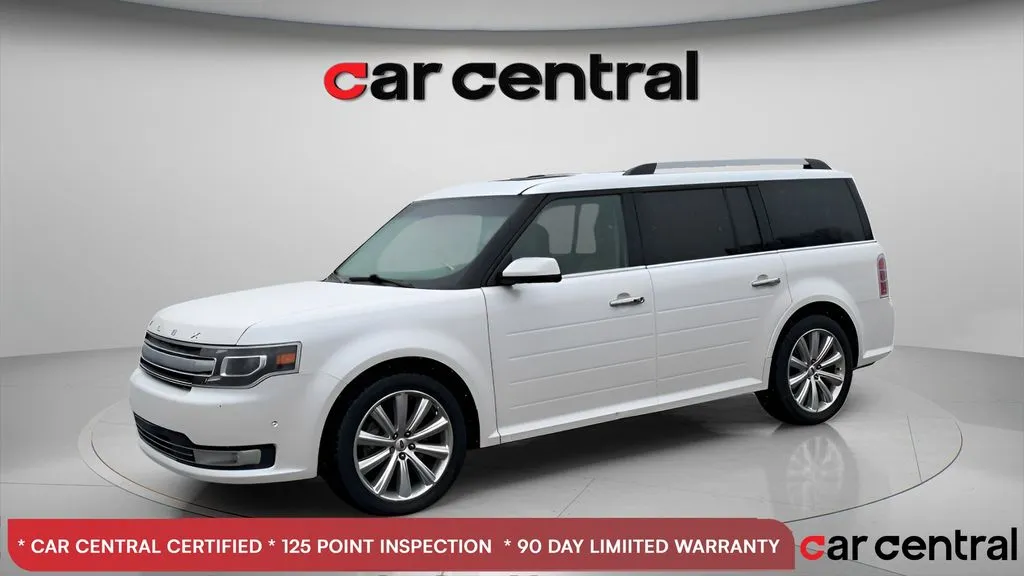 White 2018 Ford Flex Limited for sale in Wallingford, CT
