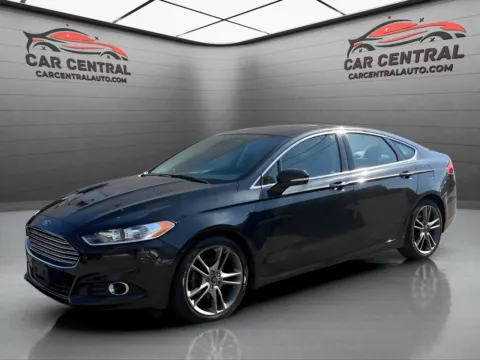 Black 2015 Ford Fusion Titanium for sale in Wallingford, CT