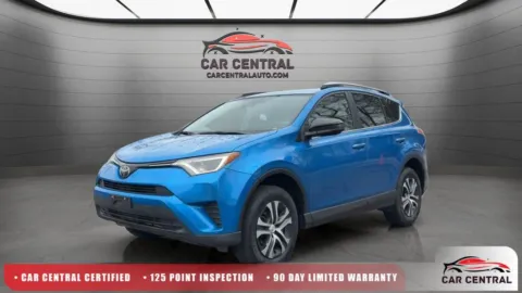 Blue 2018 Toyota RAV4 LE for sale in Wallingford, CT