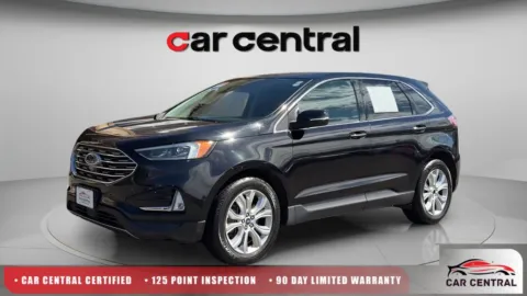 Black 2022 Ford Edge Titanium for sale in Wallingford, CT