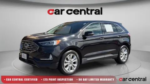 Black 2022 Ford Edge Titanium for sale in Wallingford, CT