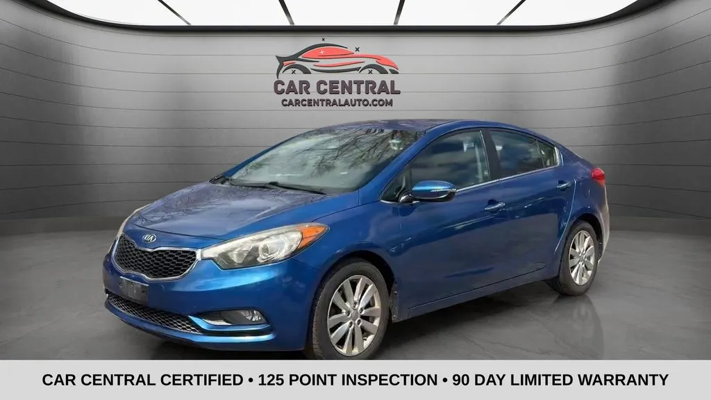Blue 2015 Kia Forte EX for sale in Wallingford, CT