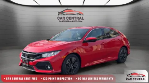 Red 2019 Honda Civic EX-L for sale in Wallingford, CT