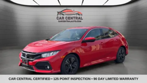 Red 2019 Honda Civic EX-L for sale in Wallingford, CT