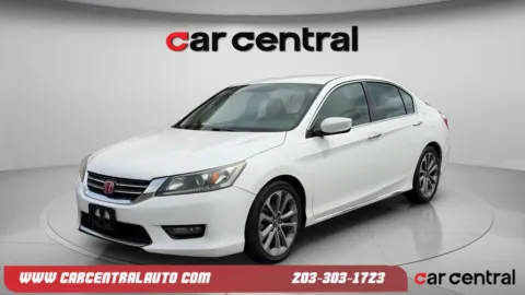 White 2015 Honda Accord Sport for sale in Wallingford, CT