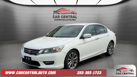 White 2015 Honda Accord Sport for sale in Wallingford, CT