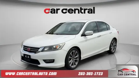 White 2015 Honda Accord Sport for sale in Wallingford, CT