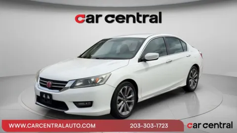 White 2015 Honda Accord Sport for sale in Wallingford, CT