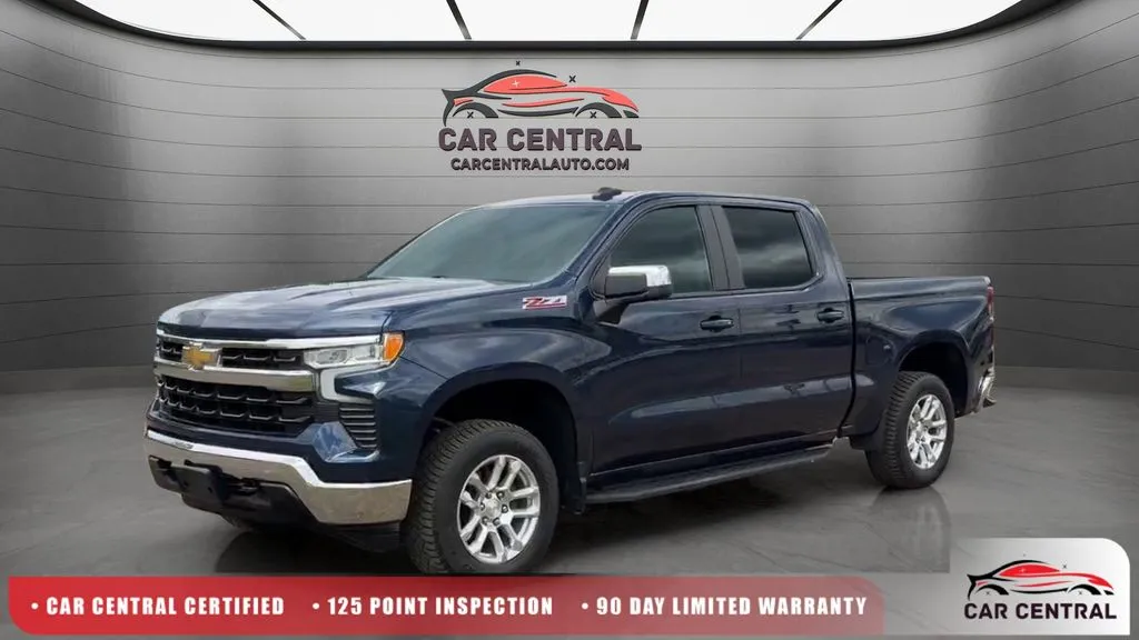 Blue 2022 Chevrolet Silverado 1500 LT for sale in Wallingford, CT