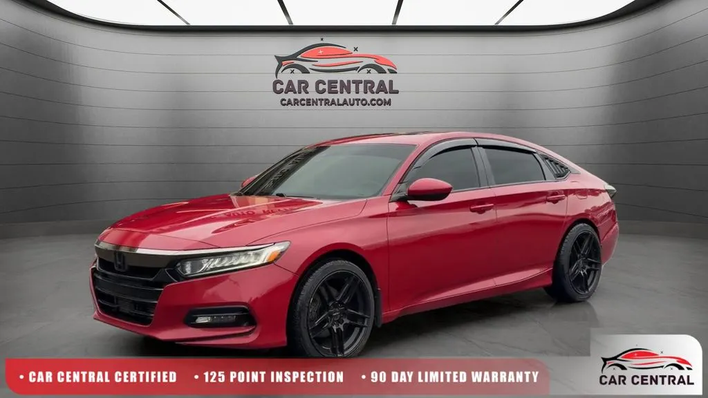 Red 2018 Honda Accord Sport 2.0T for sale in Wallingford, CT