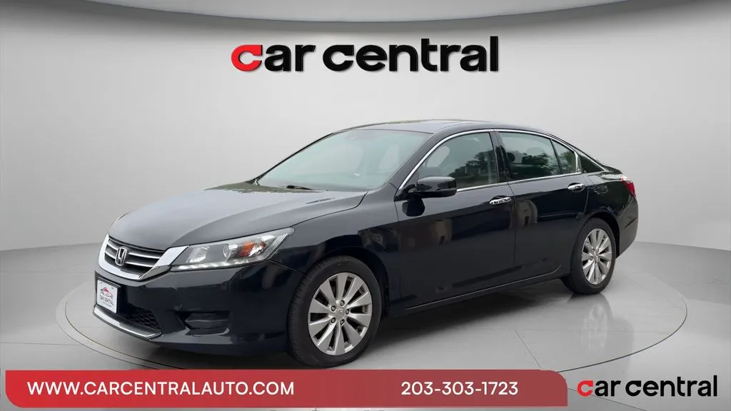 Black 2014 Honda Accord EX-L for sale in Wallingford, CT